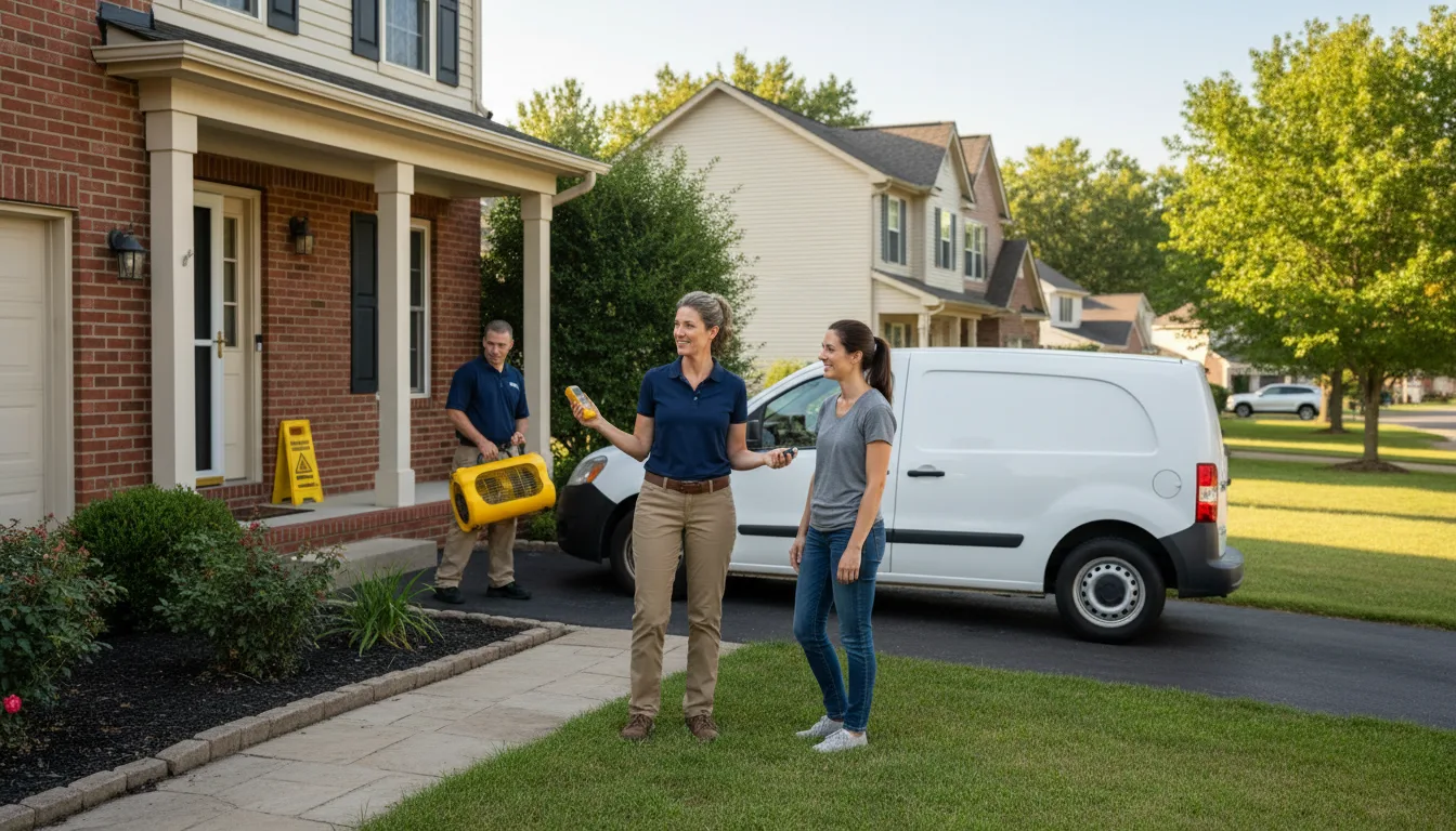 Residential water damage restoration in Amherst, CO